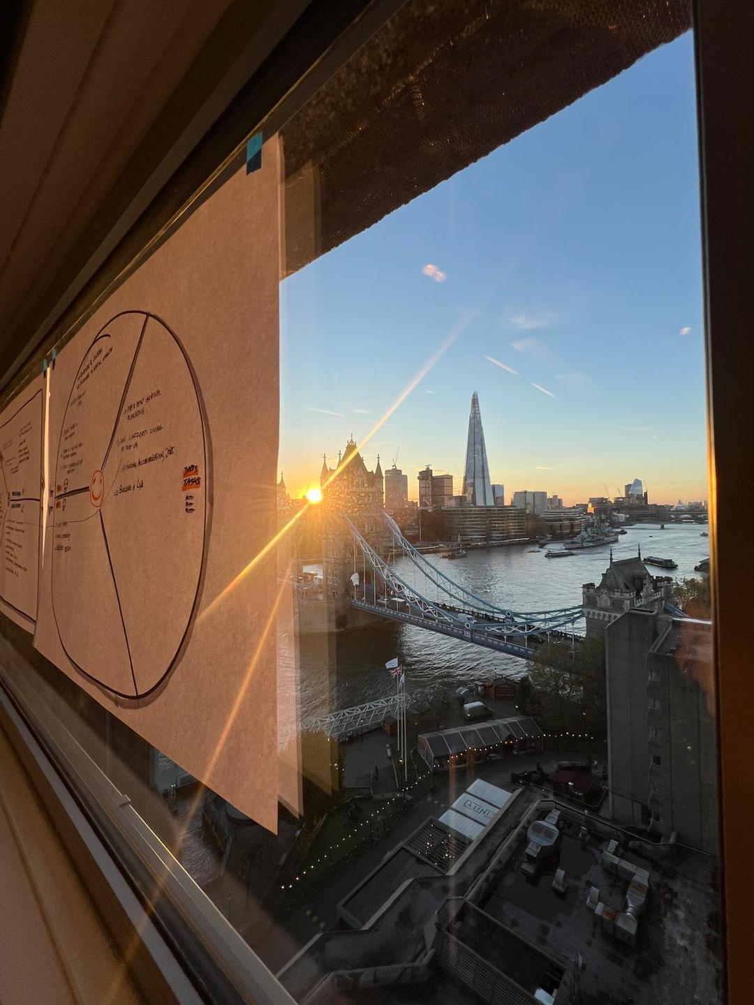 Startup founder happy after scoping session.